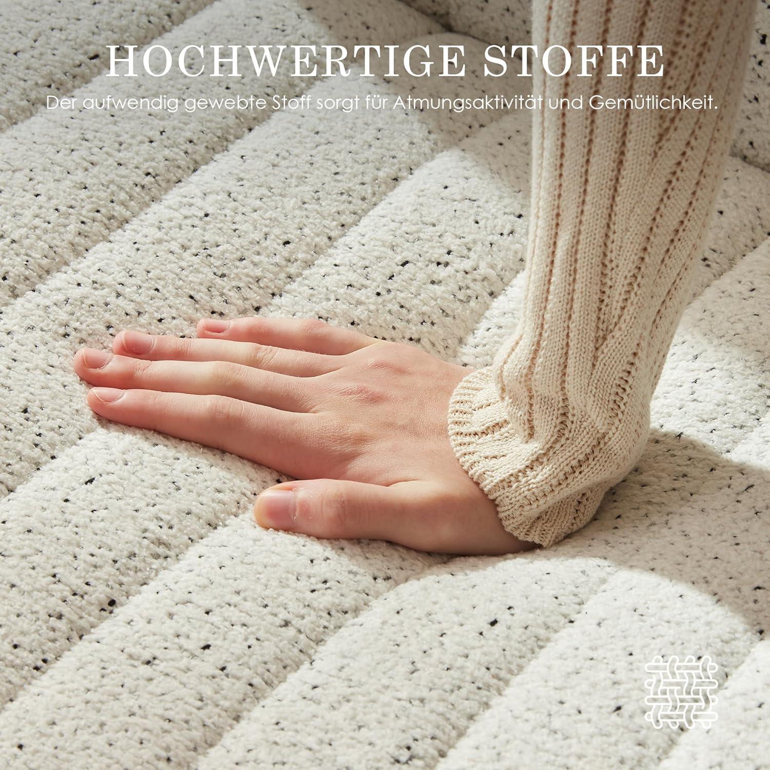Ergonomischer Bürostuhl mit Premium-Stoff und breitem Sitz in
