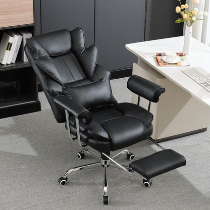Ergonomischer Bürostuhl 230kg Tragkraft neigbar 135° PU