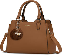 Damen Handtasche Leder Mittelgroß Henkeltasche Schultertasche