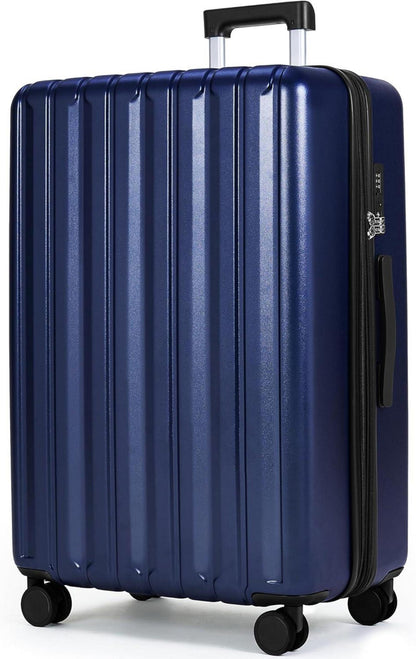 Großer Hartschalenkoffer TSA-Schloss 4 Rollen XL Blau - 75cm