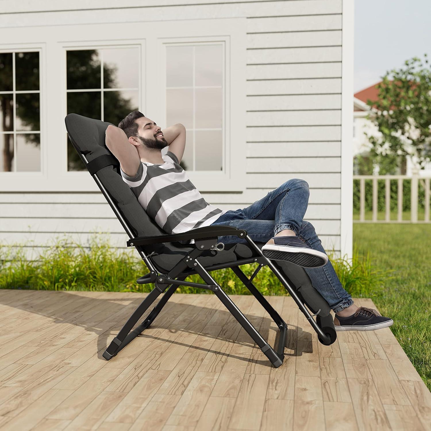 UDPATIO 2er Sonnenliege Klappbar, Gartenliege mit