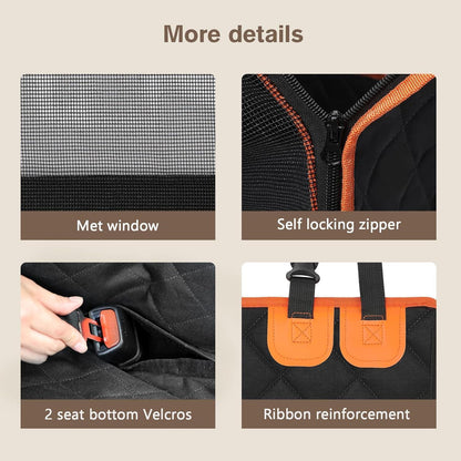 Hunde Autositz XL für mittlere & große Hunde, stabil & sicher
