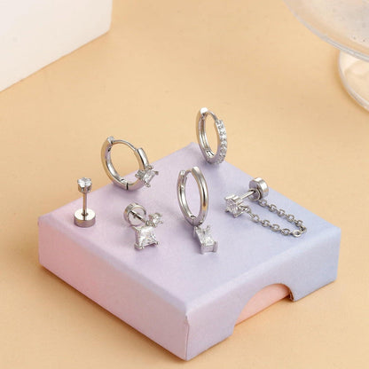 Hypoallergen Helix Piercing Ohr Set Chirurgenstahl Ohrringe 25 Stück