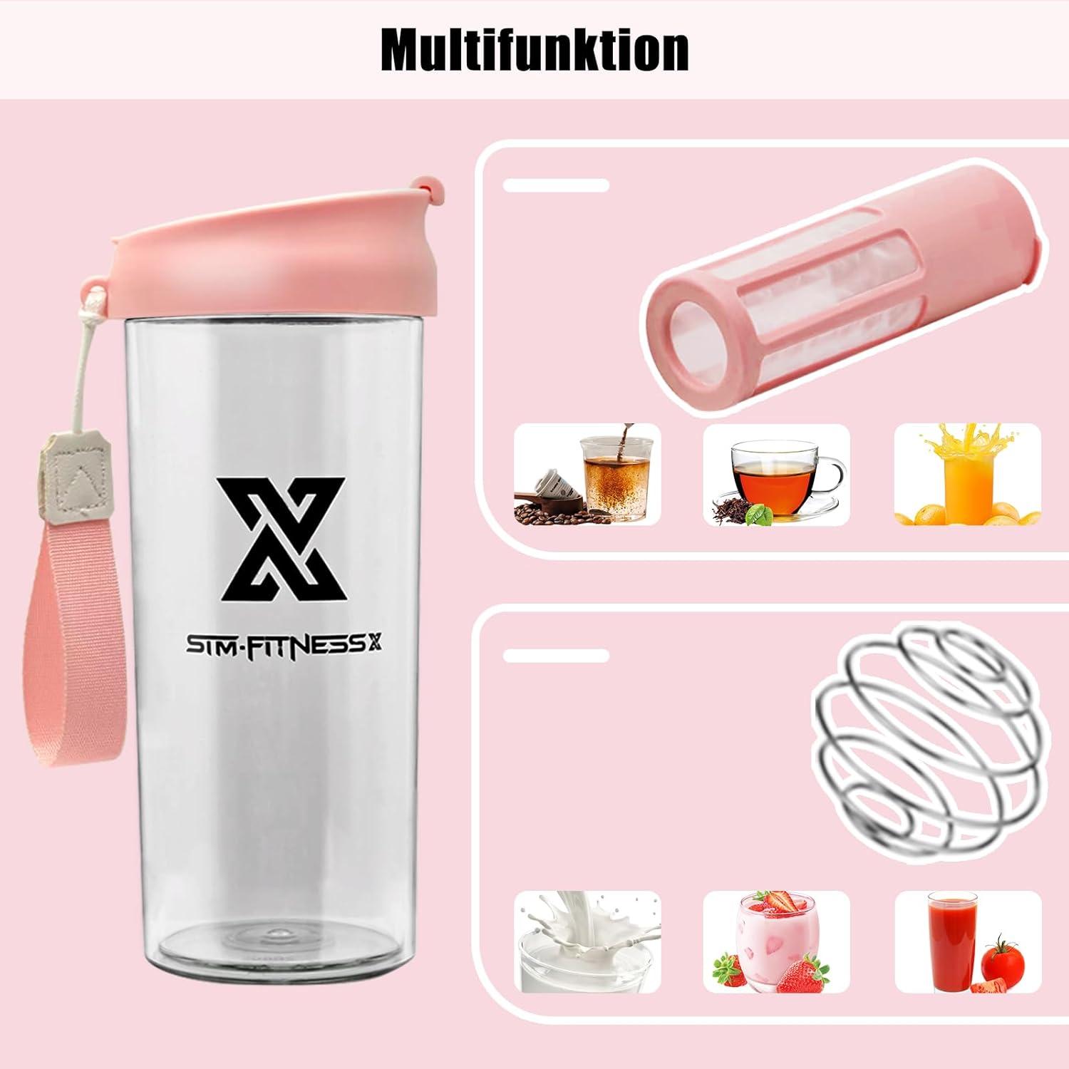 Protein Shaker Früchtebehälter Kaltgebrühter Kaffeetasse Mixer 360ML