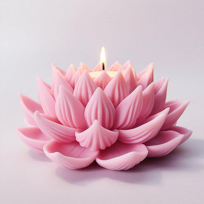 3D Lotusblume Silikonform für Duftkerzen & Epoxidharz