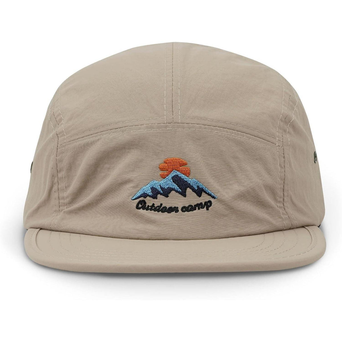 Schnelltrocknende 5-Panel Cap – Khaki Outdoor Basecap für Herren & Damen