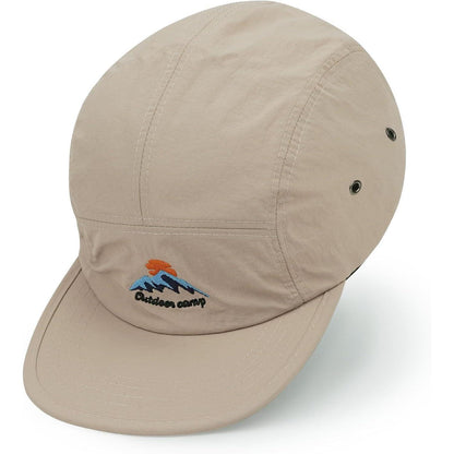 Schnelltrocknende 5-Panel Cap – Khaki Outdoor Basecap für Herren & Damen