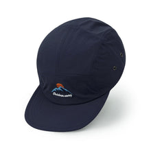 Schnelltrocknende 5-Panel Cap – Blaue Flat Brim Baseball Kappe