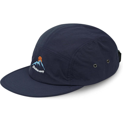 Schnelltrocknende 5-Panel Cap – Blaue Flat Brim Baseball Kappe