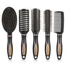 Haarbürste Set Massageborsten Kamm 5 Typen Hair Brush