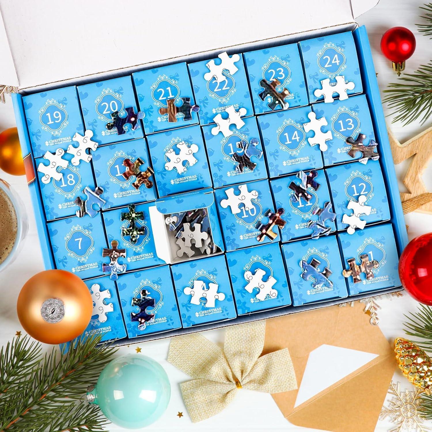 Adventskalender 2024 Weihnachtsbeifall Jigsaw Puzzle 1008 Teile Nachhaltig 50X70cm