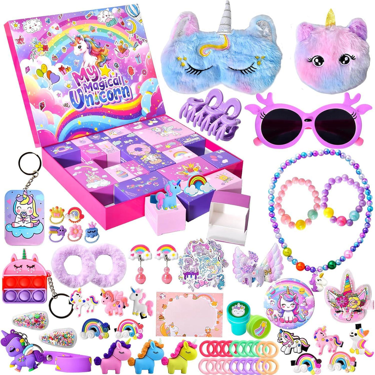 Einhorn Adventskalender für Mädchen - 24 Tage voller Überraschungen