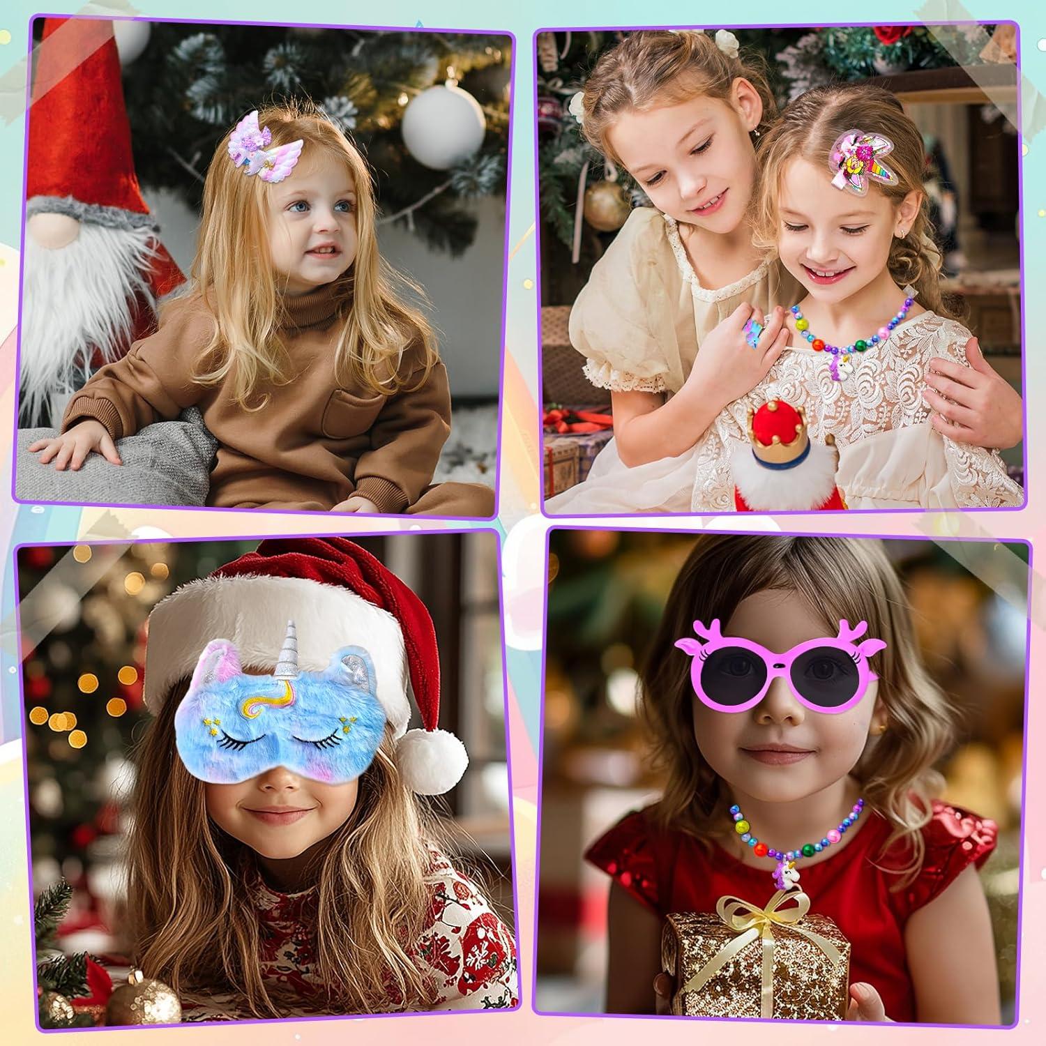 Einhorn Adventskalender Mädchen 24 Tage Weihnachtsüberraschungen Accessoires