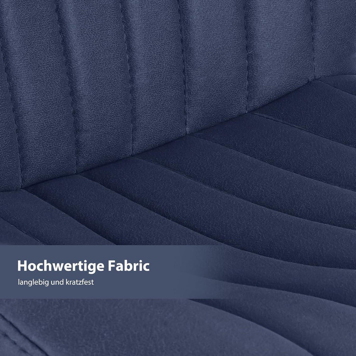 Verstellbarer Barhocker 4er Set mit Fußstütze & 360° Drehung