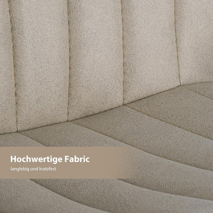 Verstellbarer Barhocker 4er Set mit Fußstütze & 360° Drehung