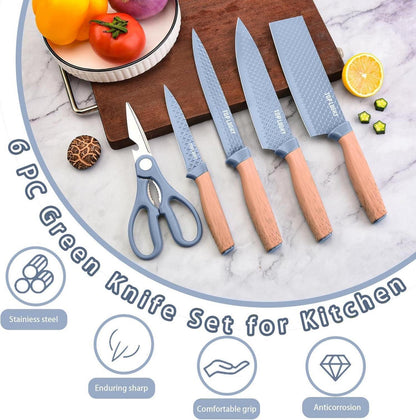 6-teiliges Küchenmesser-Set mit