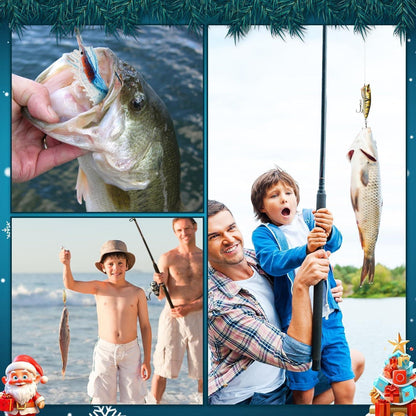 Angel Adventskalender 2024, 24 Angeln Köder Set