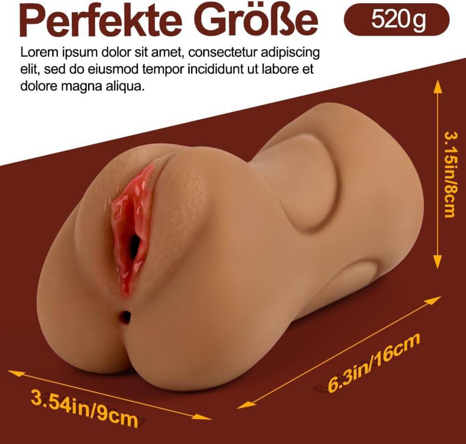 Diskreter Masturbator aus TPE für Männer, Sextoy für