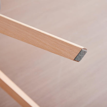 8 Esszimmerstühle Nordic Grau – Massivholz Buche