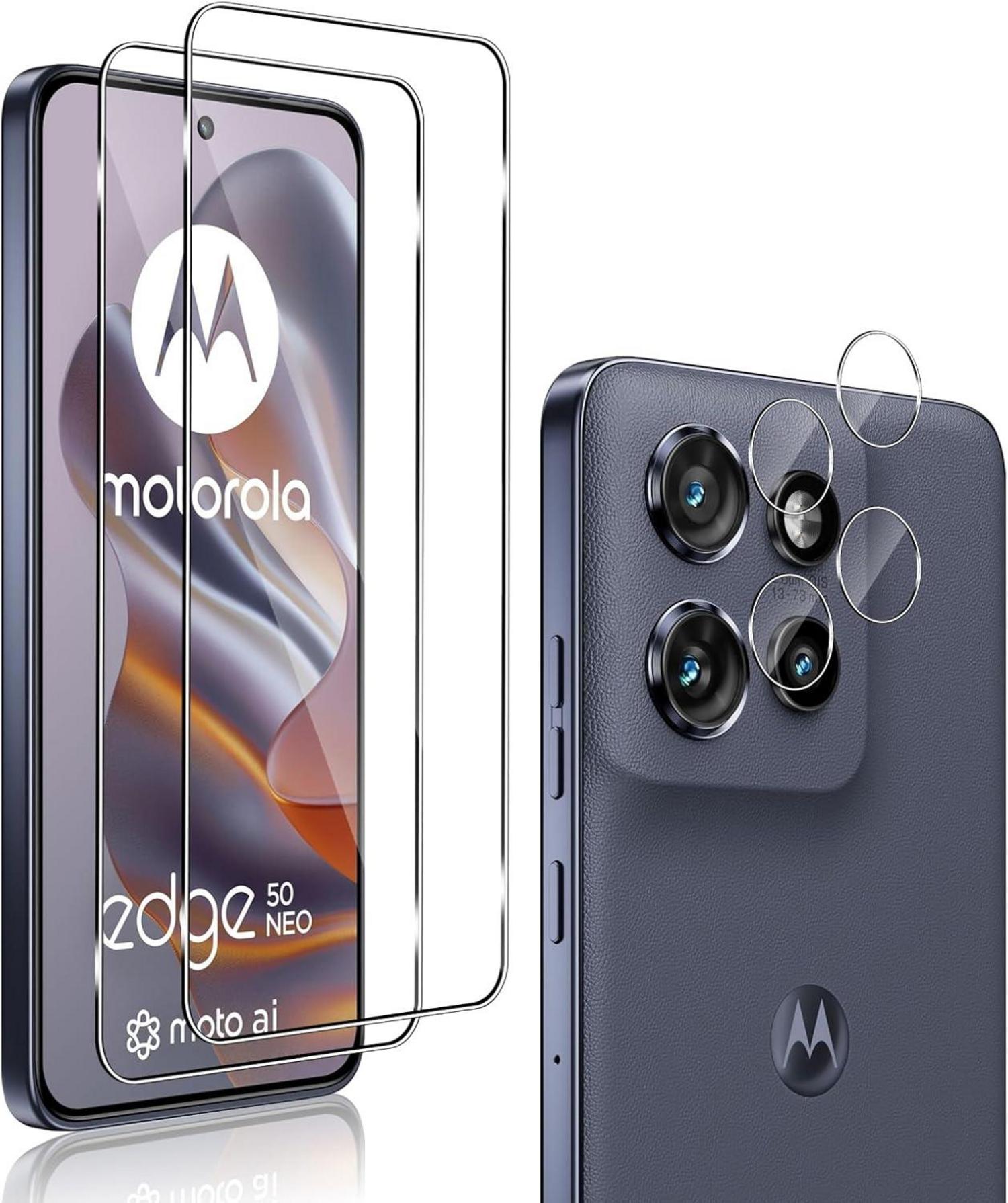 Panzerfolie und Kameraschutz für Motorola Moto Edge 50 Neo, 0.33mm