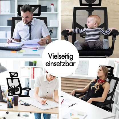 ALFORDSON Bürostuhl Netzgewebe ergonomisch höhenverstellbar