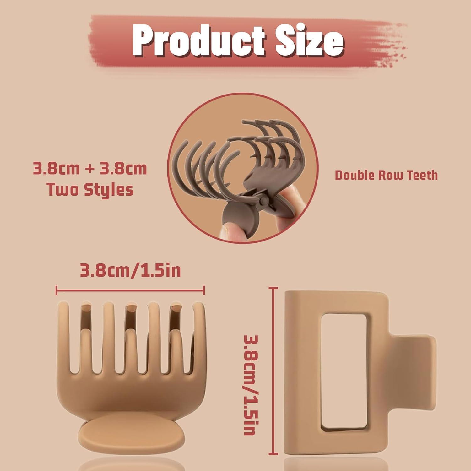 Blumenklauen Haarspangen Set 8-teilig für Damen und Mädchen