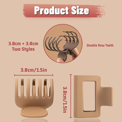 Blumenklauen Haarspangen Set 8-teilig für Damen und Mädchen