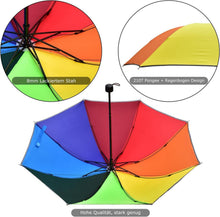 Kinder Regenschirm Reflex Taschenschirm Regenbogen Leicht