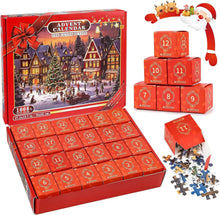 Adventskalender Puzzle Weihnachten Familien Spiel Kinder Mädchen