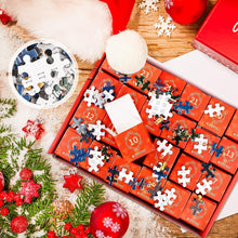 24 Tage Puzzle-Adventskalender für Kinder und Familie