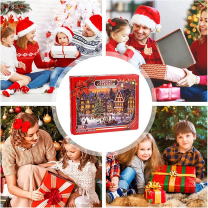 Adventskalender Puzzle 24 Tage Kinder Mädchen Familie Weihnachten