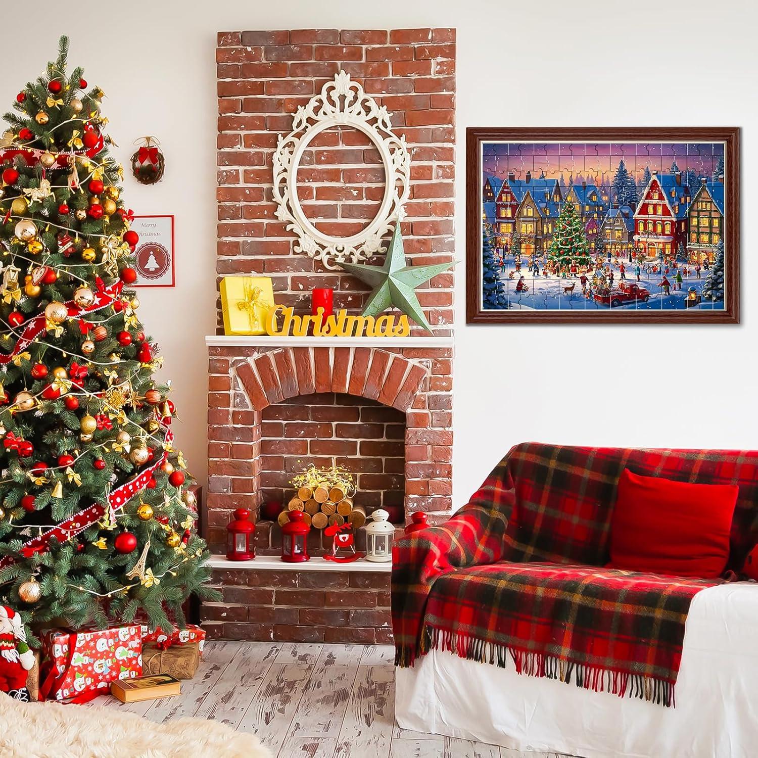Adventskalender Puzzle 24 Tage Countdown Weihnachtskalender Kinder