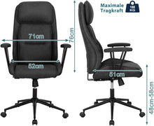 UEV Bürostuhl Ergonomisch Schreibtischstuhl Chefsessel