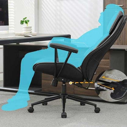 Bürostuhl Ergonomisch Schreibtischstuhl Chefsessel Schwarz 150 kg Belastbarkeit