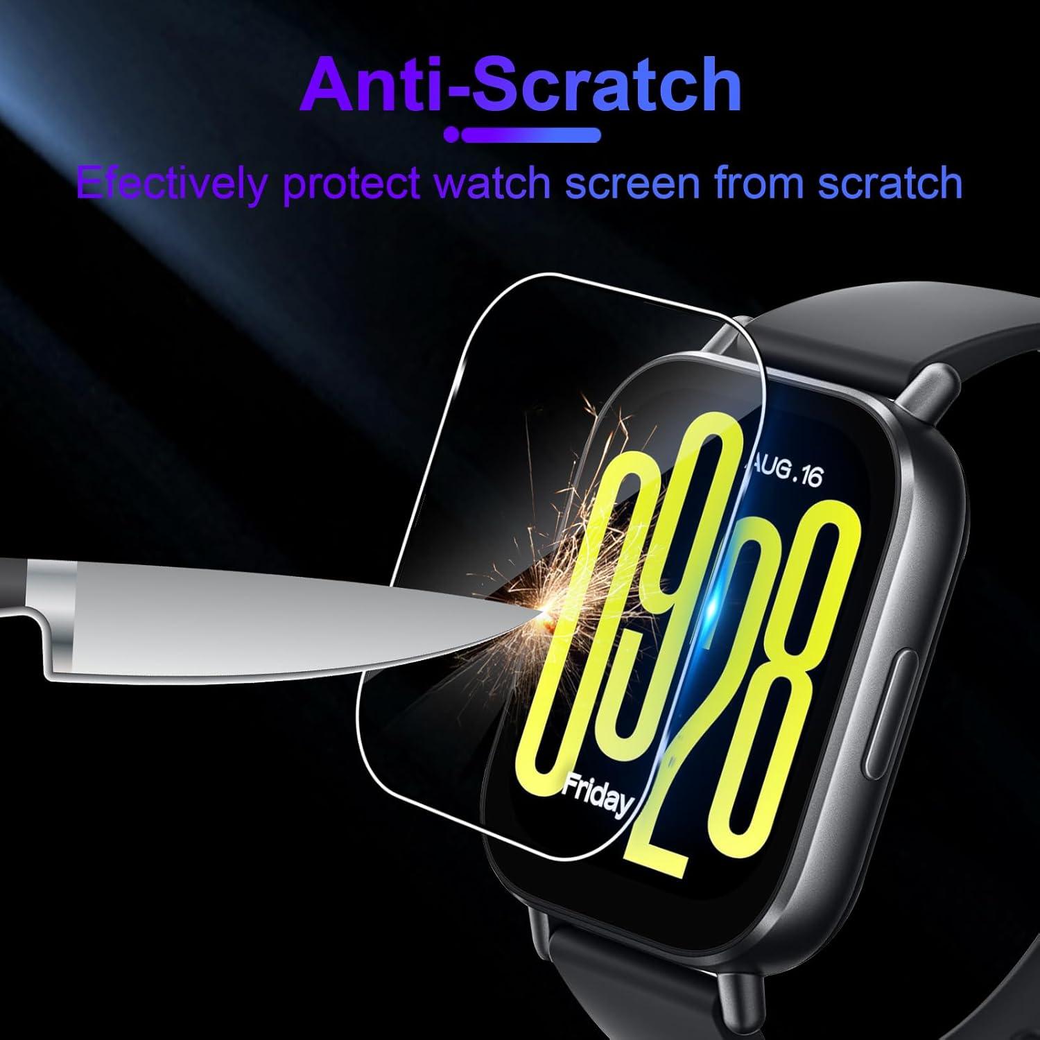 3x Panzerglas Schutzfolie für Xiaomi Redmi Watch 5 Active