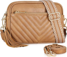 Umhängetasche Damen Crossbody Bags Leder Gestepptes Design