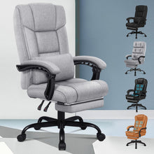 Ergonomischer Bürostuhl mit hoher Rückenlehne und Netzgewebe - Grau