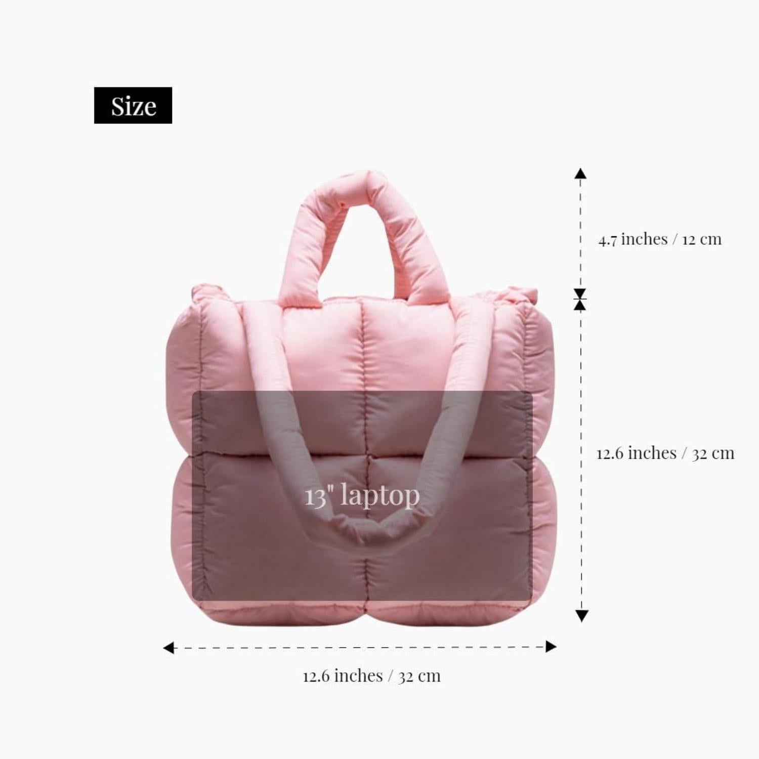 Gesteppte Puffer-Umhängetasche Schultertasche Handtasche