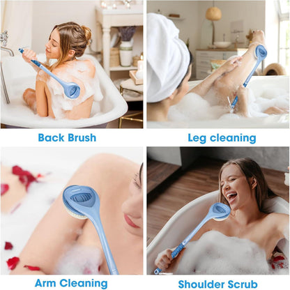 Rückenschrubber für die Dusche, abnehmbar, rutschfest, Peeling, Hautgesundheit