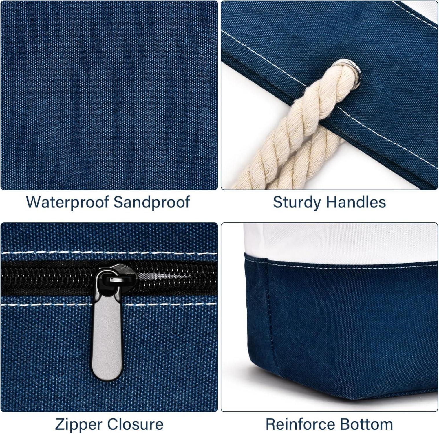 Große Strandtasche Damen Wasserdicht Weekender Geschenke - Faltbar