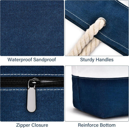Große Strandtasche Damen Wasserdicht Weekender Geschenke - Faltbar