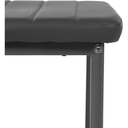Esszimmerstühle 6er Set Grau –, Robust & Ergonomisch in Lederoptik