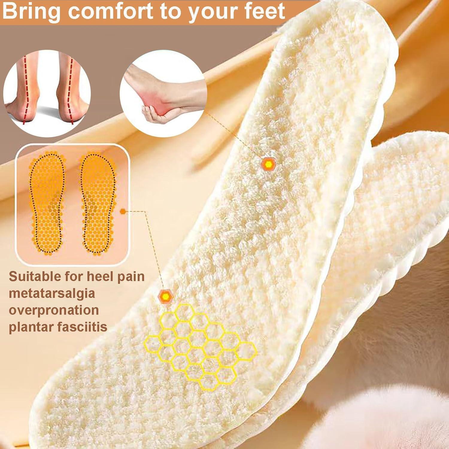 Thermoeinlegesohle Winter Herren Damen Extra Dicke Wärmende Einlegesohlen