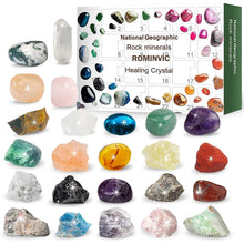 Kristalle Adventskalender 2024 Kinder Geologie Geschenk 24