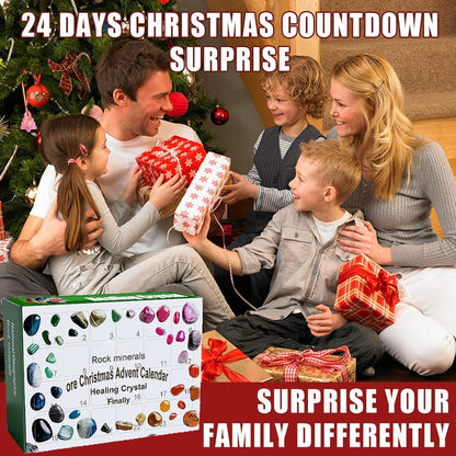 Kristalle Adventskalender 2024 Kinder Geologie Geschenk 24