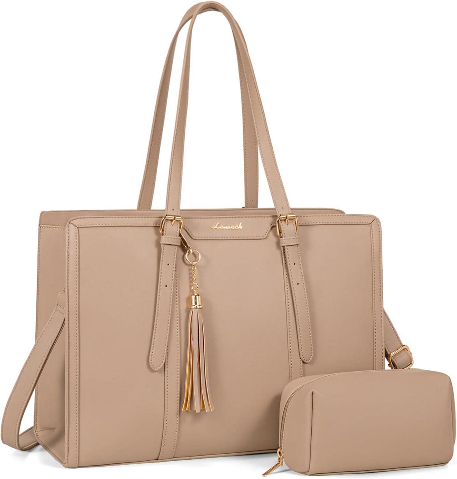 Schultertasche Damen Laptoptasche 15,6 Zoll Handtasche Groß Tote Bag