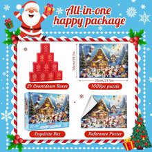 MJARTORIA Puzzle Adventskalender 2024 Erwachsene Kinder 1008