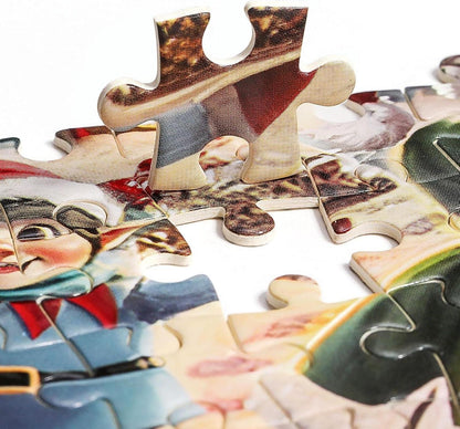 Adventskalender Puzzle 2024 Weihnachtskalender 1008 Teile Geschenk Blau