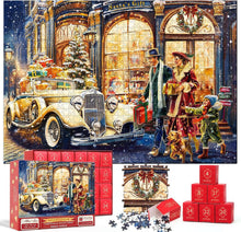 Weihnachts Puzzle Adventskalender 2024 mit 1008 Teilen für Kinder und