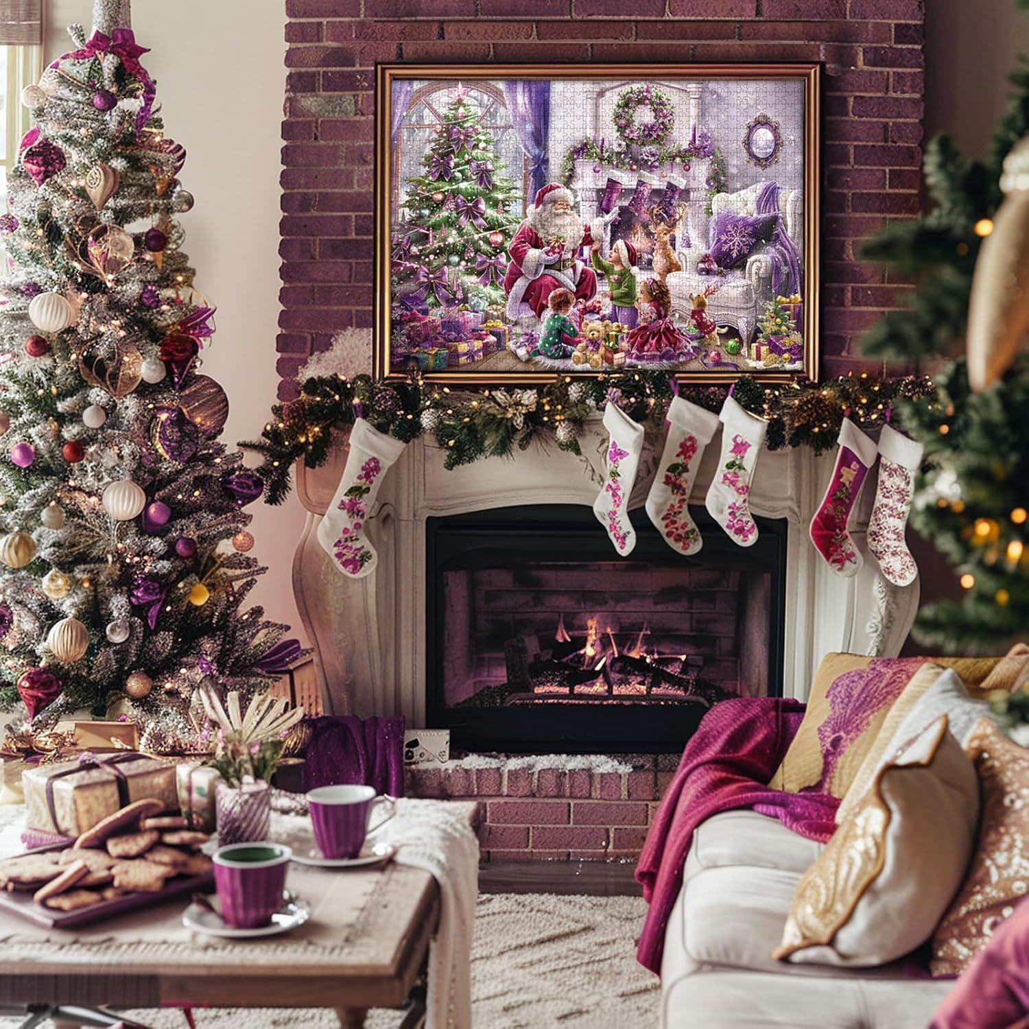 2024 Puzzle Adventskalender Weihnachtsbeifall Weihnachtskalender 1008 Teile